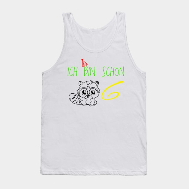 Children's birthday 6 years gift t-shirt Tank Top by KK-Royal